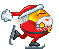 ice skating santa Slack emoji