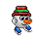 ice skating snowman Slack emoji