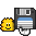 knuddels floppy disc Slack emoji