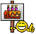 birthday cake sign Slack emoji