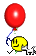 red balloon Slack emoji