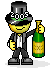 homer champagne party Slack emoji