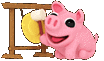 pig gong Slack emoji