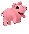pig happy jumping Slack emoji