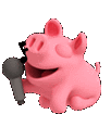 pig sing karaoke Slack emoji