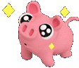 pig sparkle eyes Slack emoji