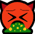 demon vomiting emoji Slack emoji