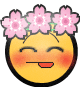 flower crown emojio Slack emoji