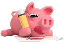 pig working Slack emoji