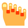 pedicure Slack emoji