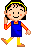 joyful girl Slack emoji