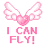 i can fly Slack emoji