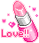 lipstick love Slack emoji