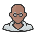 ghandi Slack emoji