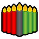 kwanzaa candles Slack emoji