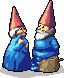 gnome couple Slack emoji