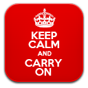 keep calm and carry on Slack emoji