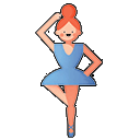 ballet twirl pirouette spin tutu Slack emoji