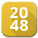 gold 2048 number Slack emoji