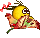 leaf riding Slack emoji