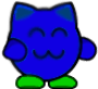 blue cat Slack emoji