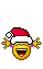 jumping xmas girl Slack emoji