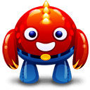 red monster Slack emoji