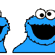 cookie monster dance Slack emoji
