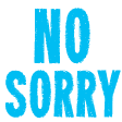 no sorry Slack emoji