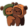 ewok hugs Slack emoji