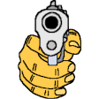 just a gun Slack emoji