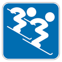alpine skiing Slack emoji