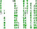 digital rain matrix Slack emoji