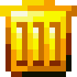 trashcan gold Slack emoji