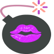 kiss bomb Slack emoji
