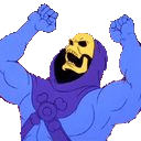 skeletor angry clear Slack emoji