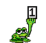 1 frog Slack emoji