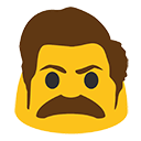 blob swanson Slack emoji