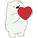 polar love Slack emoji