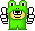 frog thumbs up Slack emoji