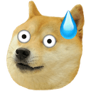 doge mild panic Slack emoji