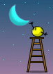 ladder moon Slack emoji