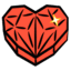 jeweled heart Slack emoji