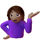 brown girl hair flip Slack emoji