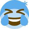 cold laughing Slack emoji