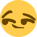 left smirk Slack emoji