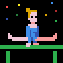 gymnast Slack emoji