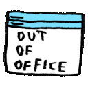 out of office Slack emoji