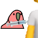 vaccine parrot Slack emoji