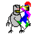 ski free monster Slack emoji